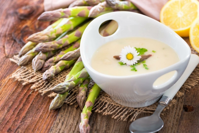Spargel Suppe