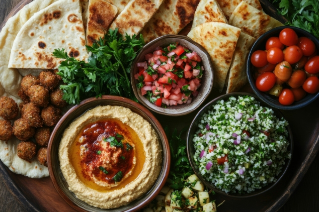 Vegetarische Mezze Platte