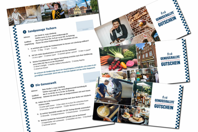 Fahrplan - Genussrallye Lüneburg